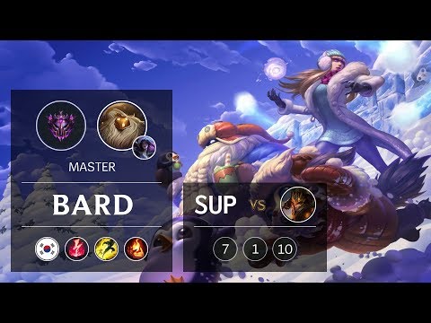 Bard Support vs Jarvan IV - KR Master Patch 9.6