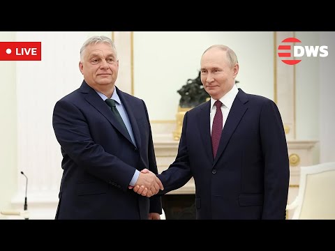 LIVE: Putin Meets Hungary’s Viktor Orban at the Kremlin | High-Level Talks in Moscow | AC1Z