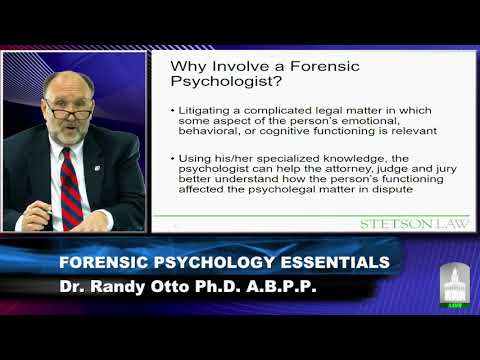 Forensic Psychology Essentials - YouTube
