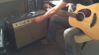 Video thumbnail for Vintage Gibson Sabre Reverb 1 sound great for acoustic! by DiPinto Guitars