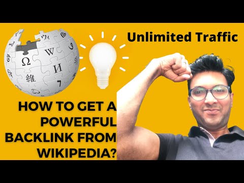 How To get a powerful backlink from Wikipedia?