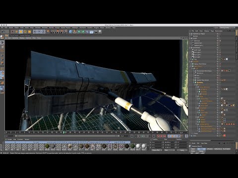 Cinema 4D Tutorial How to Create a Space Colony Intro