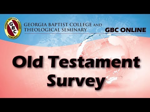 Old Testament Survey Lesson 1