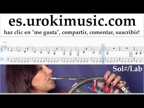 Tutorial de Trompa Luis Fonsi - Despacito Clases Notas Parte#1 um-a927