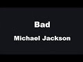 Karaoke♬ Bad - Michael Jackson 【No Guide Melody】 Instrumental