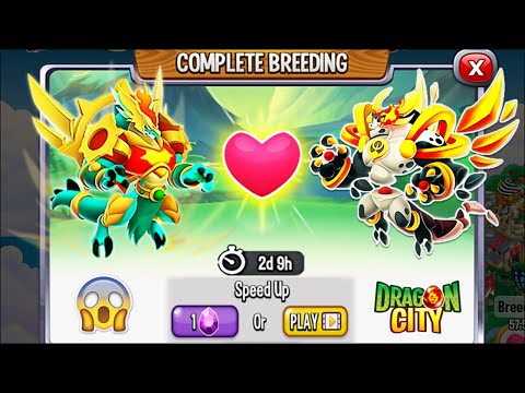 Dragon City: High Sunbringer Dragon vs High Anomaly Dragon [EXCLUSIVE BREEDING] 😱