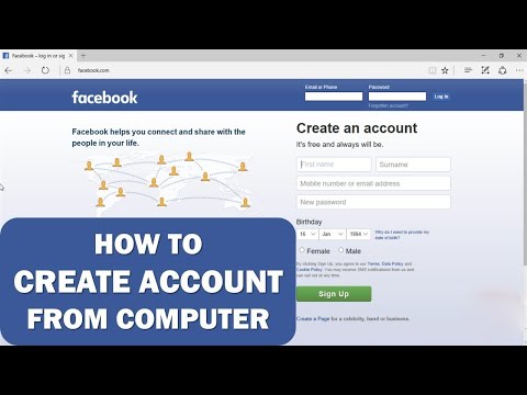 Facebook login desktop ansicht