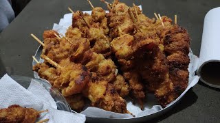 Espetinho Empanado frito