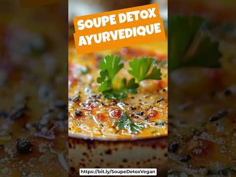 Recette Soupe de haricots mungo au curcuma