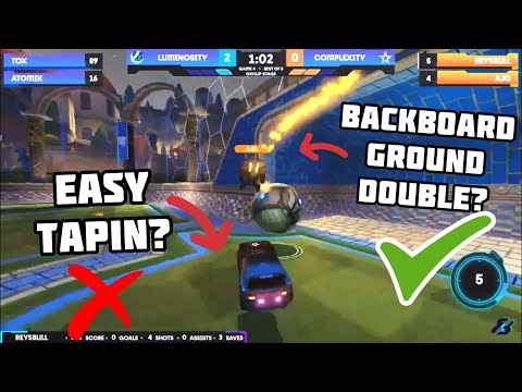 Ajg with the strangest double tap you’ll ever see 😳| $2 Mil Gamers8 Rocket League