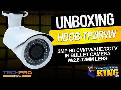 Unboxing:  2MP HD CVI/TVI/AHD/CCTV IR Bullet with 2.8-12mm Lens - HDOB-TP2IRVW
