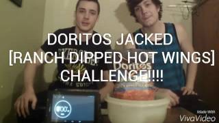 Doritos JACKED [Ranch dipped hot wings] CHALLENGE!!!