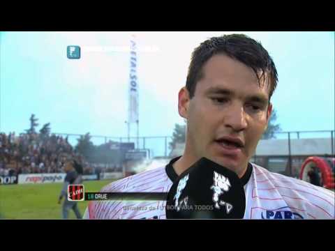 Orué:"Sirve para lo anímico".Douglas-Colón.Fecha 21.Torneo Primera B Nacional.Fútbol Para Todos