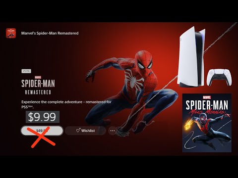 Buy SPIDERMAN REMASTERED for $10 when you have Miles Morales