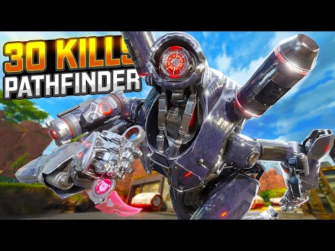 INSANE Pathfinder 30 KILLS and 6,800 Damage Apex Legends