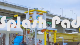 レゴランドプールの巨大バケツ - PLAYING AT THE SPLASH PAD [LEGOLAND]