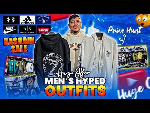 Hyped Mens Outfits😳❤️🔥|Sneakers Price Hunt|Bend The Trend|Hoodies|Jackets|Pants Price In Nepal 2023