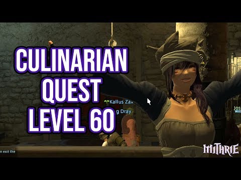 FFXIV 4.0 1096 Culinarian Quest Level 60