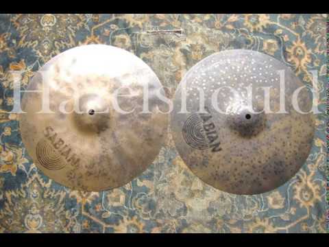 Sabian HHX Prototype 13" Fierce HiHats 797 & 918gs Signed by Bob Zildjian