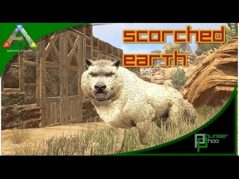 Gates, Salt and Sulfur and a new Dire Wolf! Ark: SE Scorched Earth #7