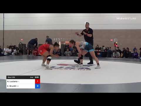 62 Kg Rr Rnd 2 - Ana Luciano, FL Vs Emma Bruntil, WA