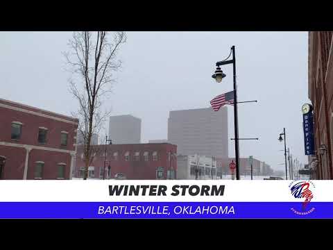 Bartlesville, Oklahoma Winter Storm February 14, 2021