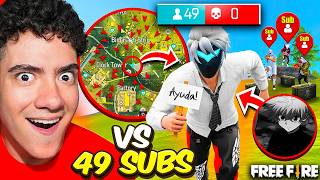 ENFRENTE A ESTE YOUTUBER VS 48 SUSCRIPTORES EN FREE FIRE !! - TheDonato
