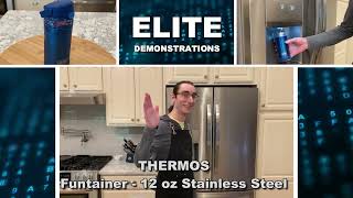 Review THERMOS FUNTAINER 12 Ounce Stainless Steel Vacuum Insulated Kids Straw Bottle, L.O.L Surprise