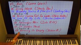 Drum Roll... The Summer 2017 Hired Request List!