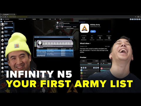 How To Build Your First Army List High Level in Infinity N5