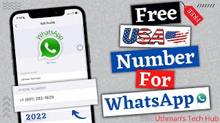 How To Get Free USA 🇺🇸 Number For WhatsApp Verification 2023 | Free US WhatsApp 2023