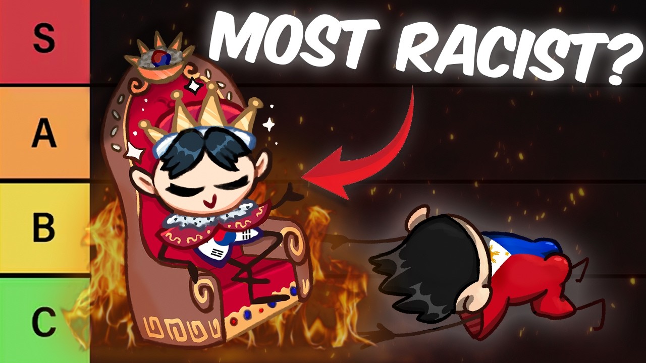 The Asia Discrimination Tierlist