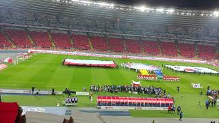 Hymn Polska - Korea Południowa na Stadionie Śląskim 27.03.2018