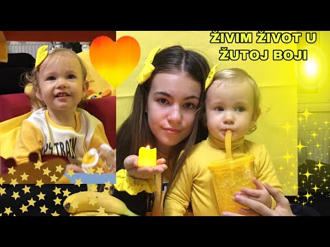 24H ZIVIM ZIVOT U ZUTOJ BOJI SA INOM!