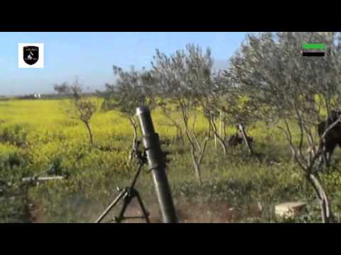 استهداف مقرات النظام في بلدة جدية بقذائف الهاون من قبل لواء الأول مهام خاصة