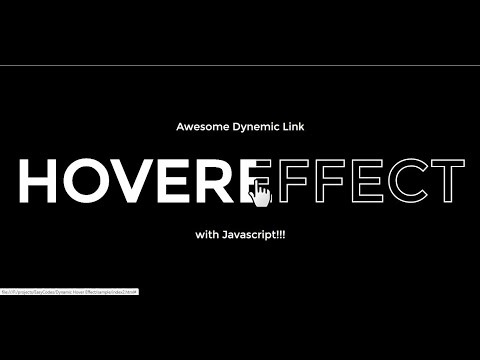 Html Css Javascript Hover Effect Dynamic Hover Effect Cursor Follow Modern Trendyhovereffect
