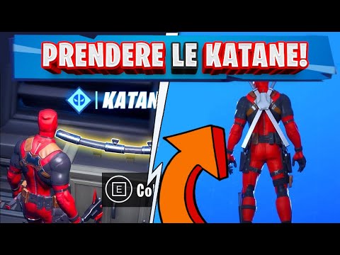 TROVA LE KATANE DI DEADPOOL (SFIDE DEADPOOL FORTNITE)