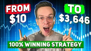 BINARY TRADING | BINARY OPTIONS | FROM $10 TO $3,646 - BEST POCKET OPTION STRATEGY