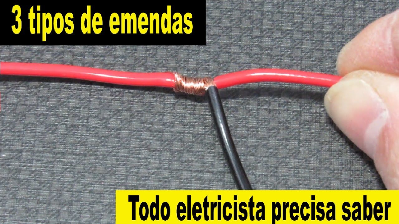 3 tipos de emendas que todo eletricista precisa saber