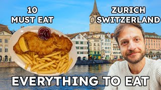 10 MUST EAT Restaurants in Zurich Switzerland (food guide) ! | Jeremy Jacobowitz