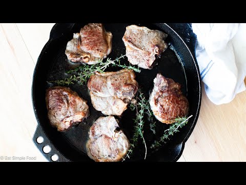 Basic and Simple Lamb Loin Chops Recipe - Seared and Baked - EatSimpleFood.com