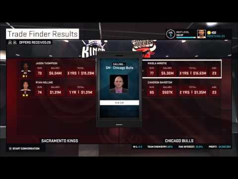 NBA 2K15 MyGM #1 Making Moves