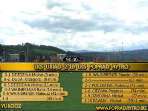 [07.06.09r.] LKS UBIAD-LKS POPRAD RYTRO 2-10 [GOL NA 2-10]