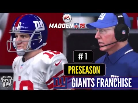 Madden 15 (PS4): New York Giants Online Connected Franchise - EP1 (Preseason)