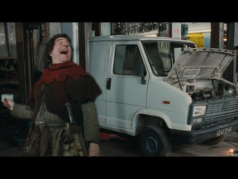 Les visiteurs 2 (Les couloirs du temps) - (Scène du Garagiste) - Extrait 8 - 4K - VF - (1998)