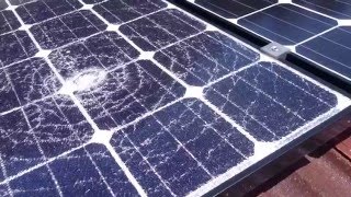 Home Rooftop Solar Power System Update - Shattered Panel!