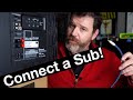 How To Connect A Subwoofer To Anything V2 0