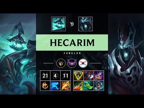 Hecarim Jungle vs Karthus - KR Master Patch 25.14