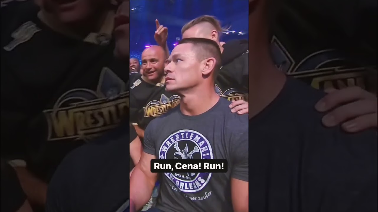 john cena Running into wrestlemania ‎@wrestling time 