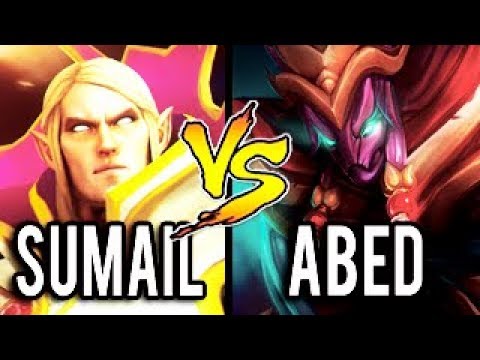 SumaiL [Invoker] Vs Abed [Spectre] Crazy Epic Game! Dota 2